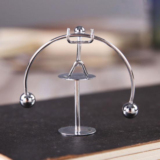 Mini Balancing Iron Men Toy Helicopter Weightlifter Horizontal Bar Guitar Man Physics Balance Toy Tumbler Kinetic Art Decompressive Desk Toy Home