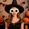 Sunflower Glasses Funny Clown Sunglasses Adults Horror Movie Costume for Summer Beach Pool Party Halloween Cosplay