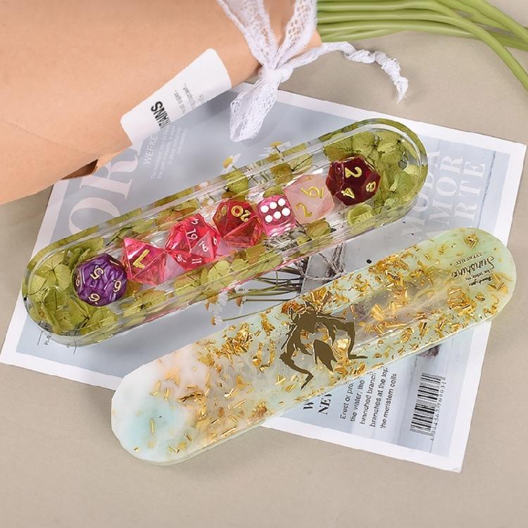 Dices Storage Box Resin Molds,Silicone Dices Organizer Holder Mold for DIY Craft