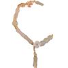 Handcrafted Jade Bamboo-Style Bracelet Women Vintage Floral Design Delicate Boho Jewelry Gift