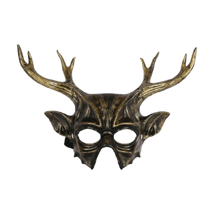 

Masquerade Mask Reindeer Horn Mask Party Mask Animal Mask Halloween Mask Mardi Gras Mask Carnivals Mask 1