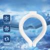 Summer Neck Cooling Tube Wearable Neck Cooler Lightweight Reusable Ice Cold Ring Outdoor Heatstroke Prevention Portable Neck Wrap Collar