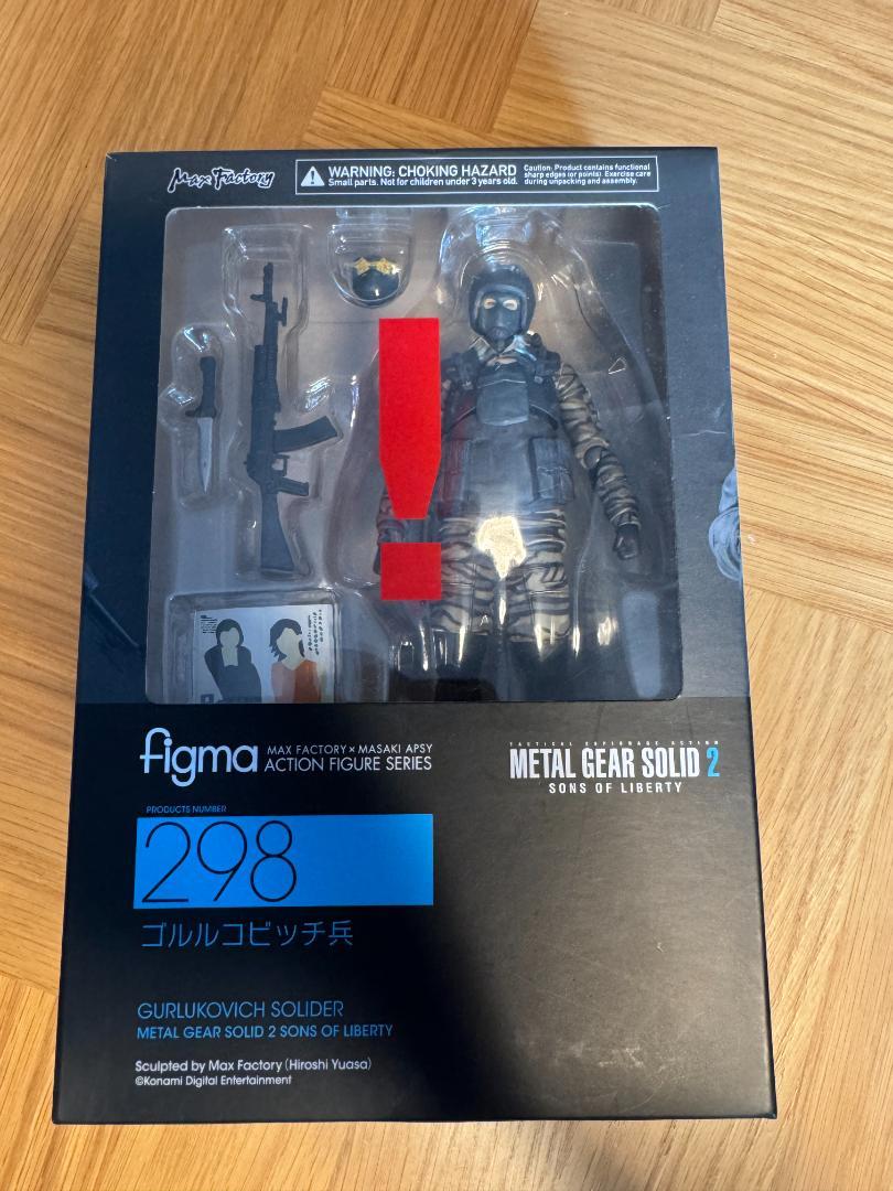 

[USED] figma 298 Gurlukovich Soldier Metal Gear Solid 2