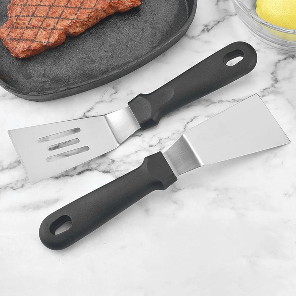 2pcs Stainless Steel Brownie Spatula Set For Cake Pancake Pie Flipping And Serving With Slotted And Solid Options China Mainland