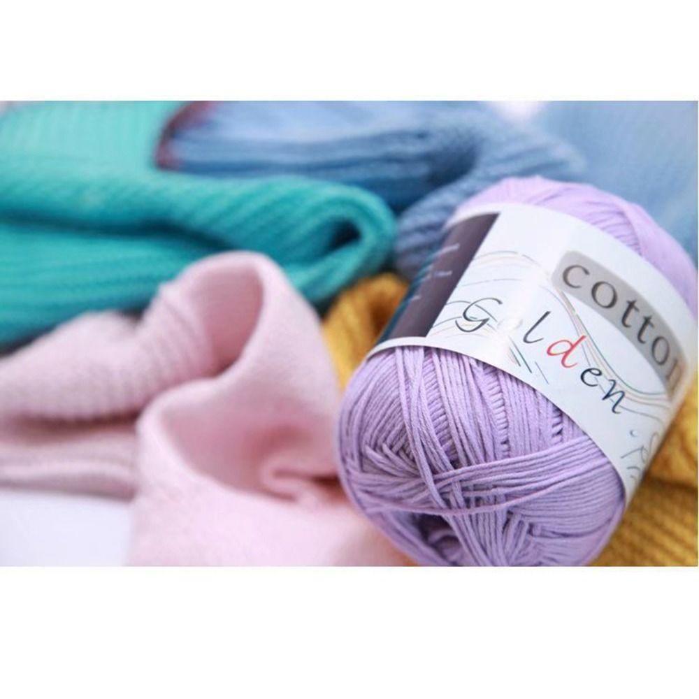 Pure Cotton Cotton Yarn Medium-Thin Crochet Yarn Hand Knitting Yarn  Making Blankets