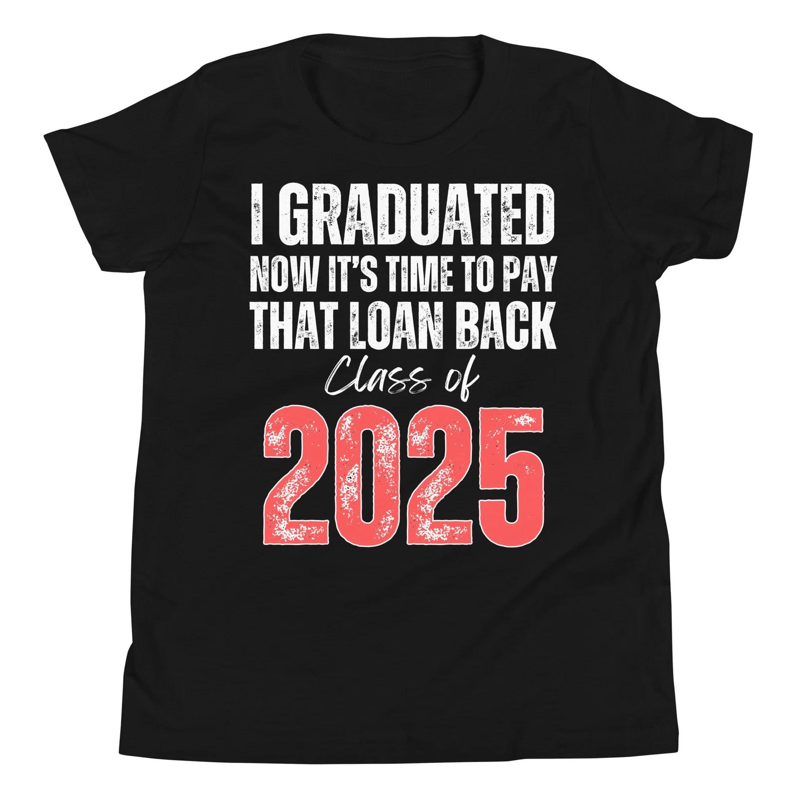 Я выпускник 2025 года Выпускник 2025 года Молодежная футболка с коротким рукавом 2025 160