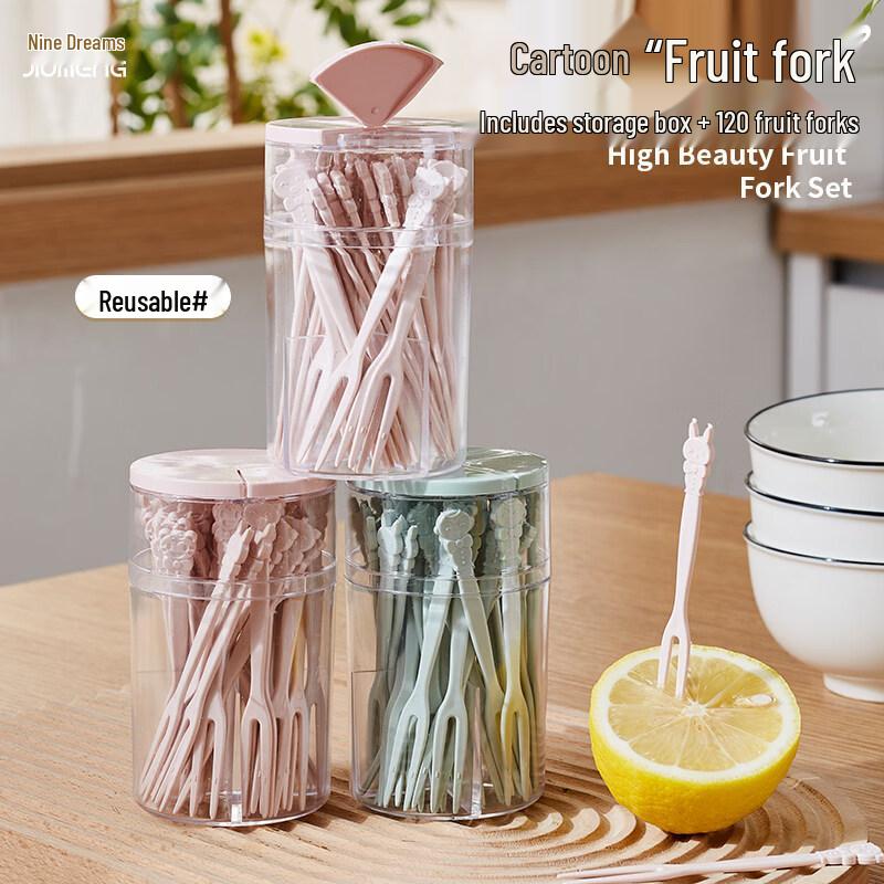 ZISIZ Disposable Fruit Fork and Pick Set