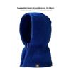 Thickened Wool Knit Hood Hat with Zipper Neck Warmer Pullover Snood Snow Beanie Cap  Winter Outdoor