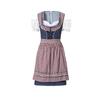 Traditional Bavarian Style Dress Oktoberfest Costume Women's Stage Performance Dress Maid Outfit with Apron and Lace Details