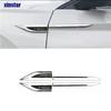 AUG1 ABS Car Fender Emblem For Volkswagen T-Roc TROC 2018 2019 Auto Accessories