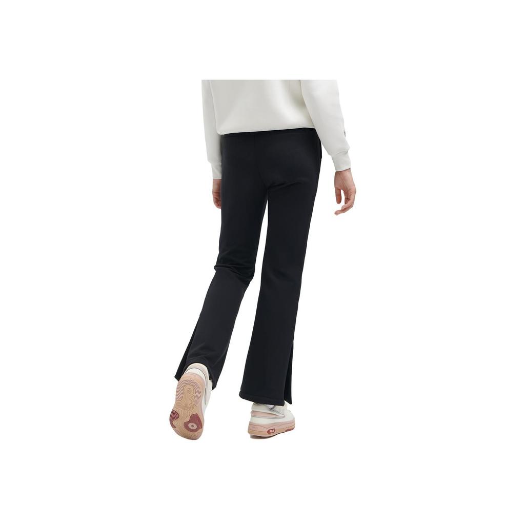 Fila 2023 Autumn New Simple Slim Fit Knitted Flared Pants Men Pants Black F11W348601FBK
