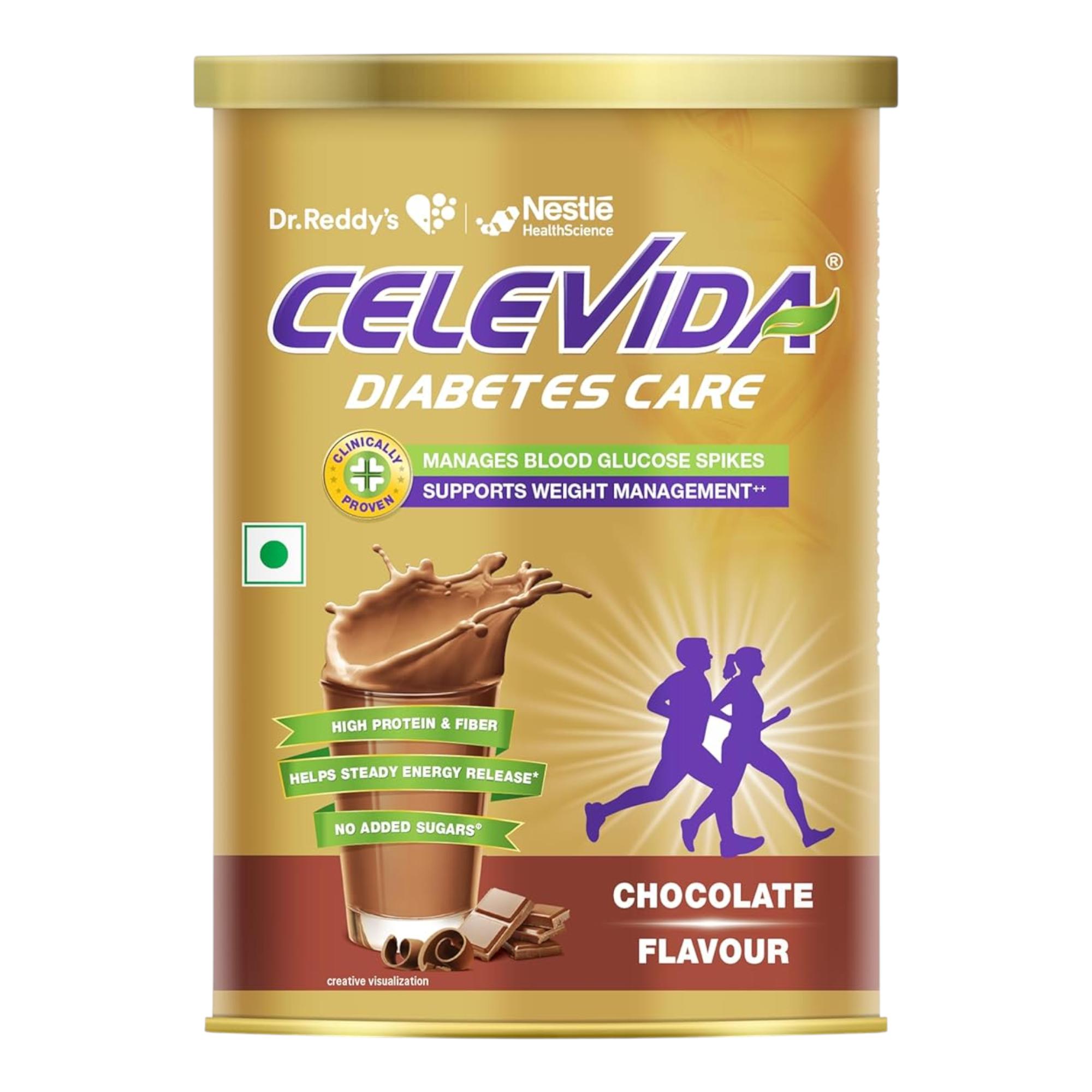 Dr. Reddy’s Celevida Протеиновый порошок Шоколад 400 г Жестяная банка Без сахара Растительное питание