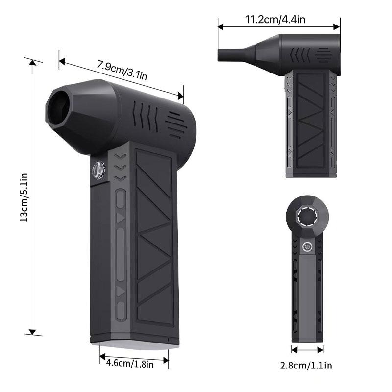 Mini 90000RPM Turbofan High Power Jet Fan Brushless MotorVariable Speed Dust Blower Cleaning Tool Air Duster AirBlower Handheld