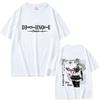 Anime Death Note Misa Merch Tshirt Unisex Women Casual Vintage Streetwear Unisex High Quality Soft Cotton Tshirt Male Fashion Tees