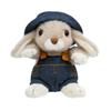 Plush Rabbit Toy For Kids Sleep Time With Denim Jeans And Tang Suit Costume