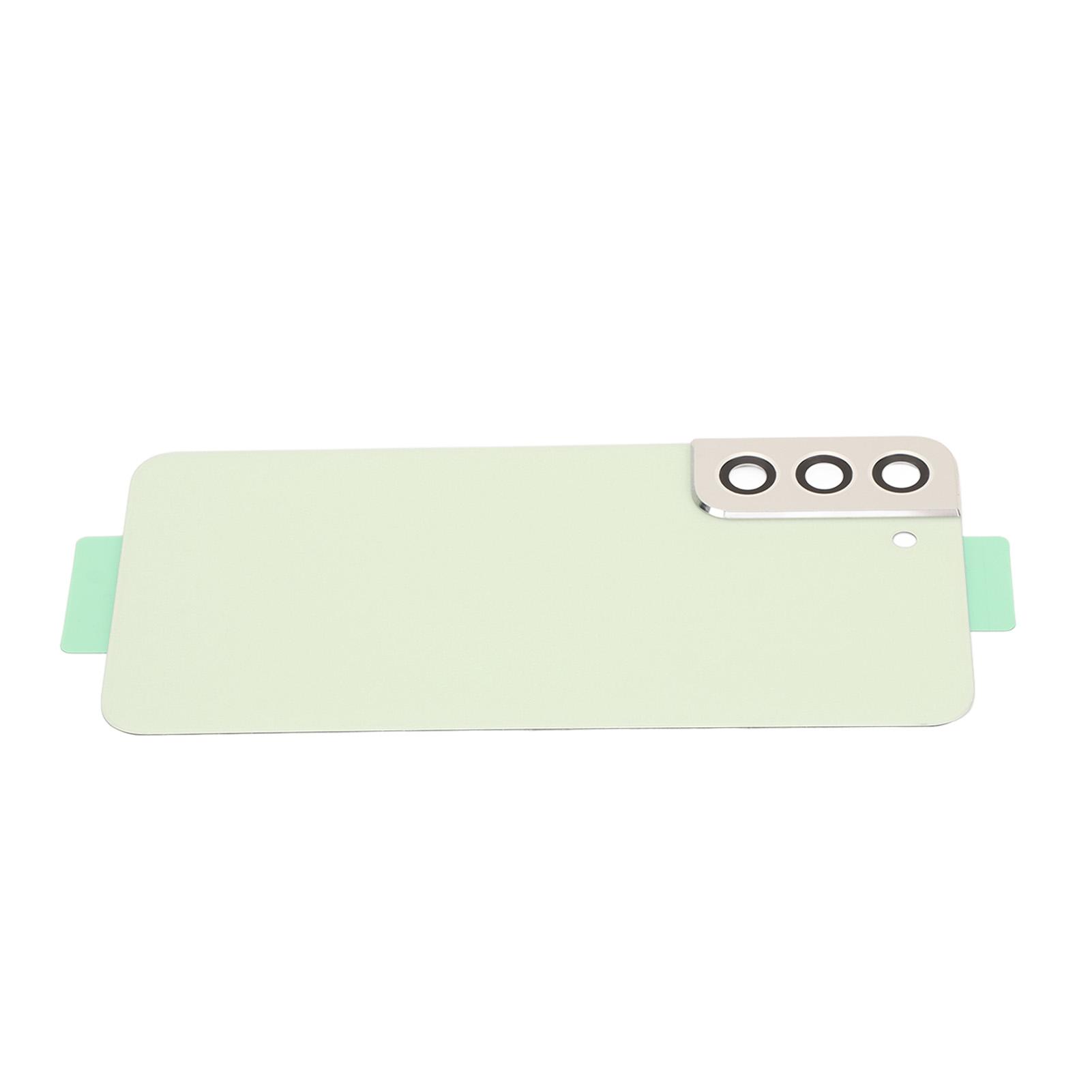 Kit de boîtier de porte de couverture en verre pour téléphone portable Bien ajusté Couvercle arrière de porte Couvercle d'écran extérieur pour Samsung Galaxy S22 jaune