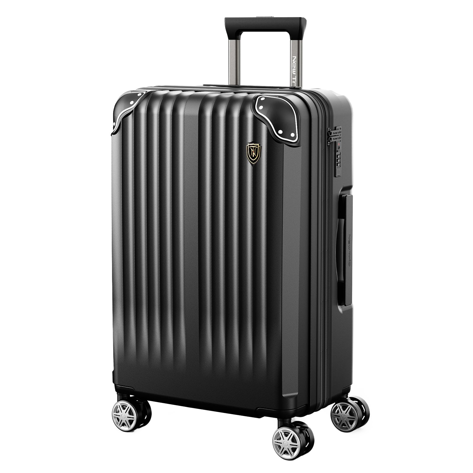 

body carry small with expansion drink stopper and USB 40 black [New Trip] Carry-on suitcase, 100% PC, case, size, multi-function, function, holder, чорний