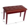 Solid Wood Adjustable Piano & Guitar Stool for One or Two People