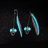 Cute Luminous Metal Feather Bookmarks Kawaii Butterflies Owl Dragonflies Book Marks For Teachers Gift Beautiful Book Accessories