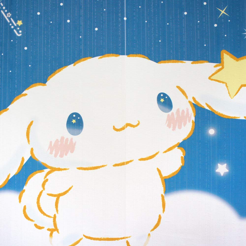 Noren Kobo Cinnamoroll Interior Goods Miscellaneous Goods Noren Tapestry Poster Width 85 x Length 150cm Sanrio Characters Night Sky 11886