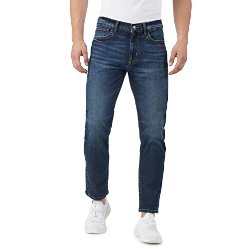 

INKD Men s Regular Jeans (INKSS23MJN-004_Marine Blue_32) | Rise Style: Mid Rise 32 темно-синього кольору