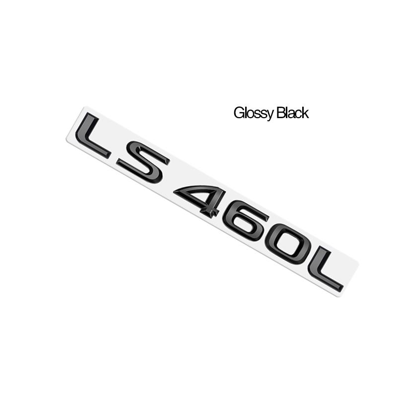 AAOU1 Metal Emblem Car Sticker Badge Decal Body Trunk Decor for Lexus Hybrid IS250 IS300 ES250 ES260 ES300 ES350 LS400 Glossy Black