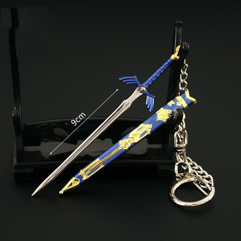 

Game Zelda Link Master Sword Cosplay Keychain Unisex Openable Sword Pendant Keyrings Jewelry Accessories Key Chains Gifts