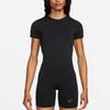 Nike X 1017 Alyx 9Sm Collaboration Yoga Series Ss24 Solid Color Round Neck Comfortable Versatile Short Sleeve Bodysuit Women Bodysuit Black DR5375-010