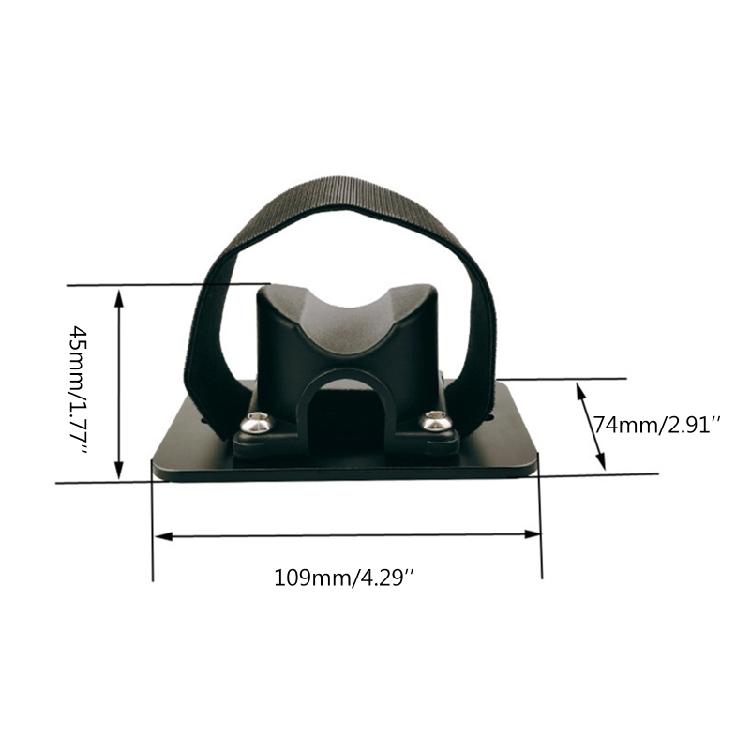 Quick Release Bicycle Front Fork Rack Fixed Clip Bike Mount Kit, Aluminum Alloy