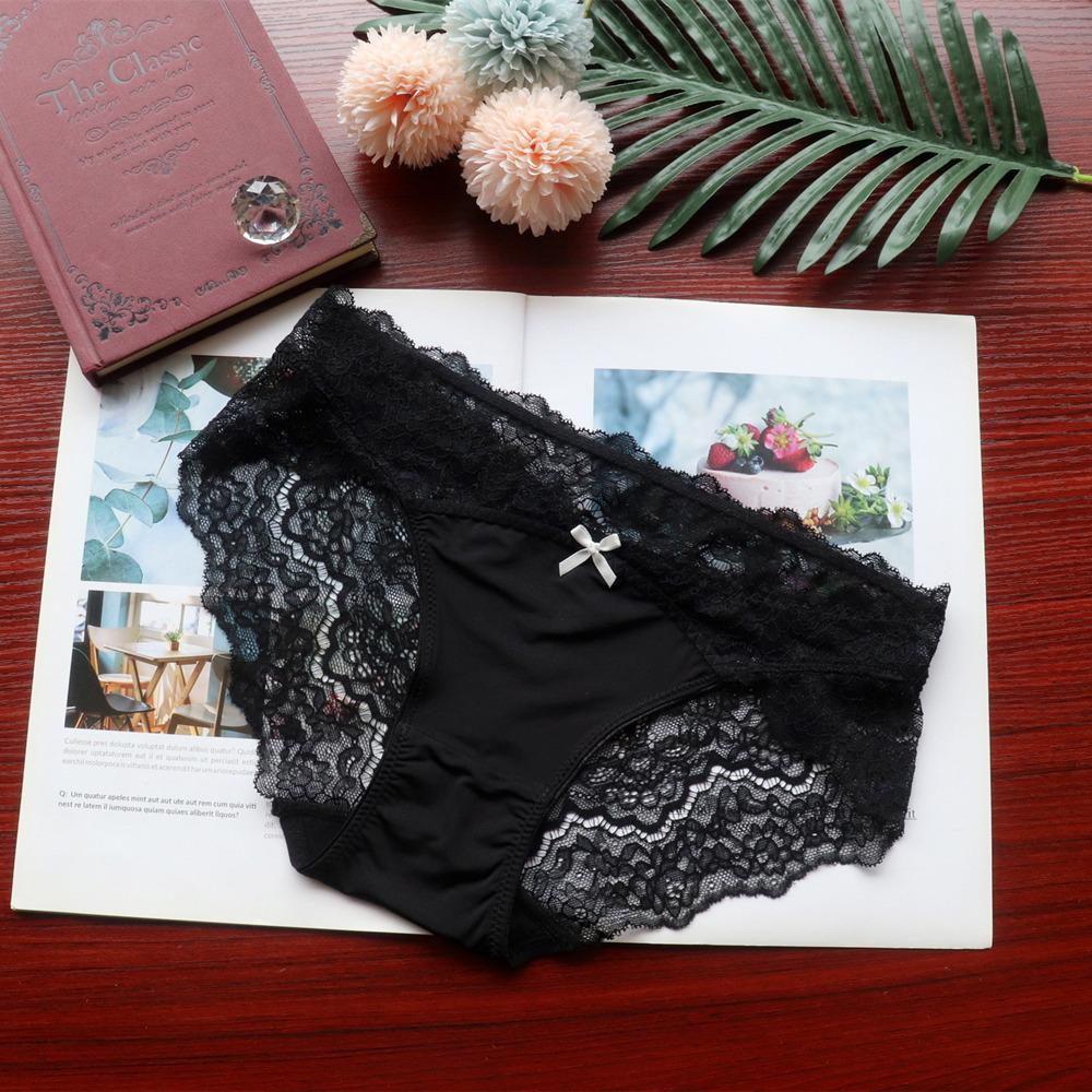 Sexy Underwear Ladies Seductive Lace Panties Women Low Waist Comfortable Breathable Quick Drying Women's Briefs