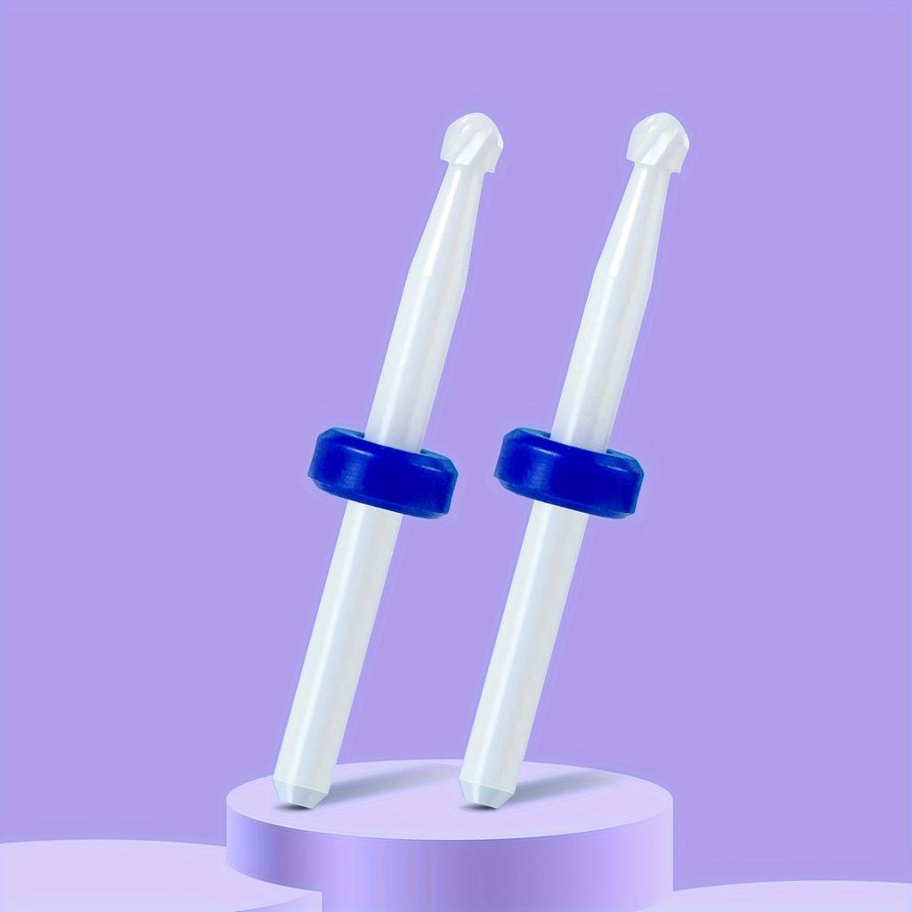 2PCS Tungsten Carbide Nail Drill Bits Gel Polish Remover 3/32 Inch Nail Art Files Cuticle Milling Cutter For Manicure Pedicure