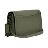 New COACH Studio Leather Small Square Bag, Camera Bag, Crossbody Bag Medium Size Women's Army Green C6641-V5ARY