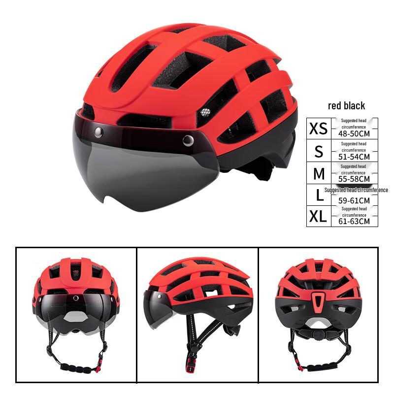 MuQingQing Magnetic Visor Cycling Helmet