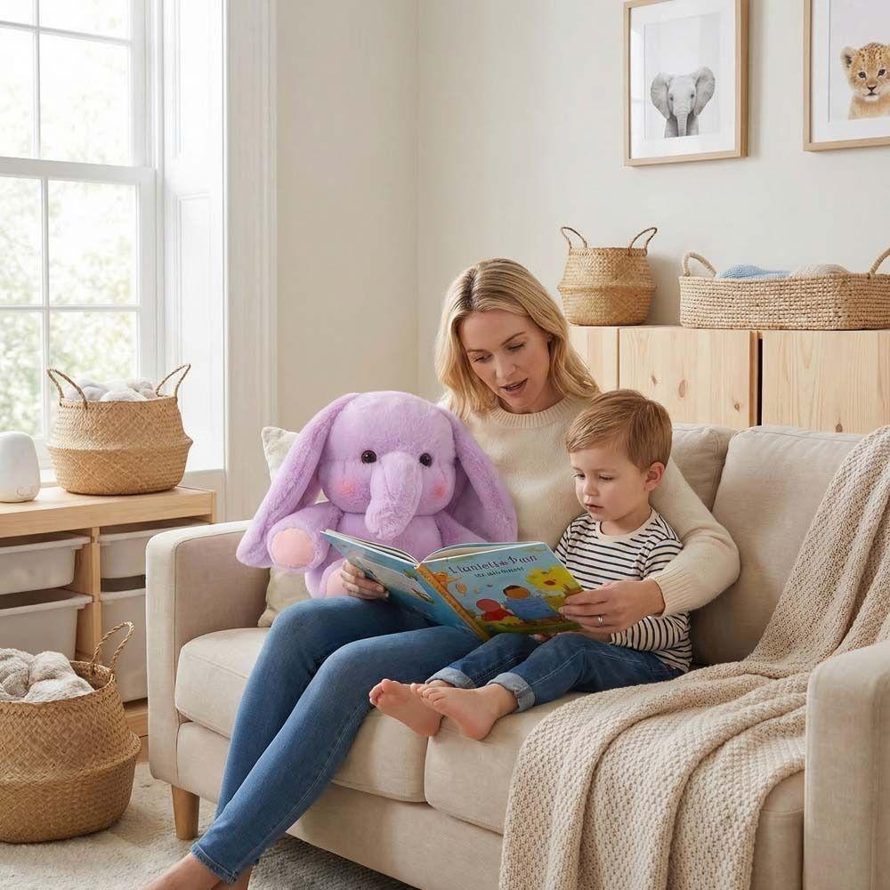 Back Cushion Stuffed Elephant Toy Stuffed Animals Elephant Doll Elephant Plush Doll  Children Gift
