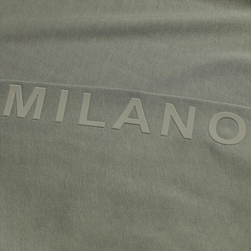 FILA Milano Series Fashion Simple Classic Basic Sports Casual Loose Comfortable Solid Color Crew Neck Pullover Long Sleeve Sweatshirt F11M625212F-LK