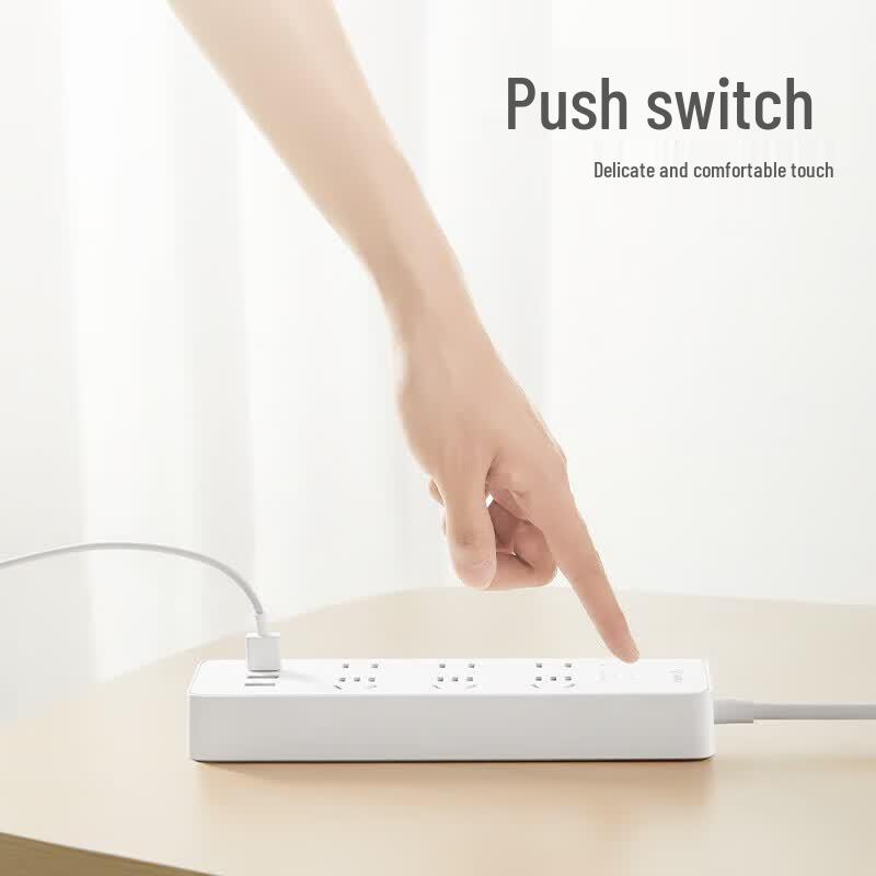 BULL 6-Outlet 3-USB Power Strip