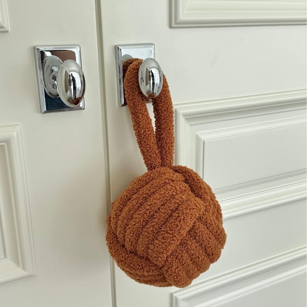 Lamb Wool Door Stopper Cushion With Nonslip Design For Home Safety And Noise Reduction