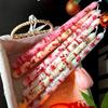 25cm/10 Inch Christmas Gift Bell Printed Long Pole Candle Party Decoration Gift Candle Stick