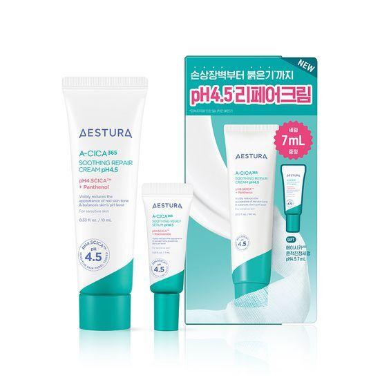 Aestura Aicica 365 Repair Cream pH4.5 60ml Promotion (+ Aicica Serum 7ml Free)