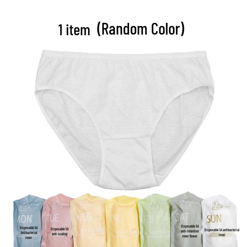Women s 100% Cotton Disposable Antibacterial Panties - Travel, Postpartum, Period Use