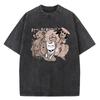 Dandadan Okarun T-Shirt Herren Japanisches Anime T-Shirt Cartoon Hohe Qualität Baumwolle T-Shirt Ästhetisches Mode T-Shirt Männlich