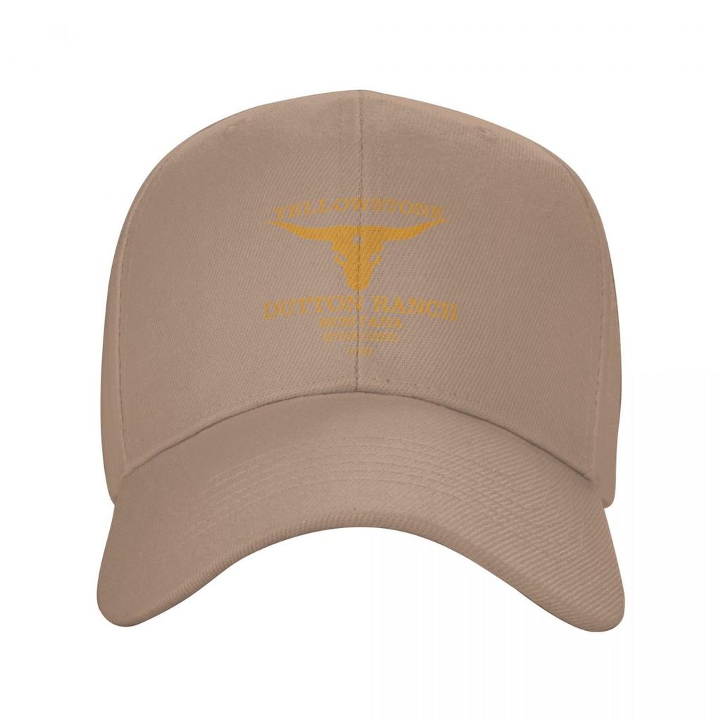 Gorra de Béisbol Personalizada con Calavera de Toro de la Ranchería Dutton de Yellowstone para Mujer Unisex Ajustable Gorra de Papá Gorras Snapback para Exteriores
