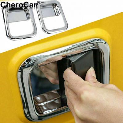 Cache-poignée de porte extérieure chromé ABS pour Jeep Wrangler TJ 1997-2006