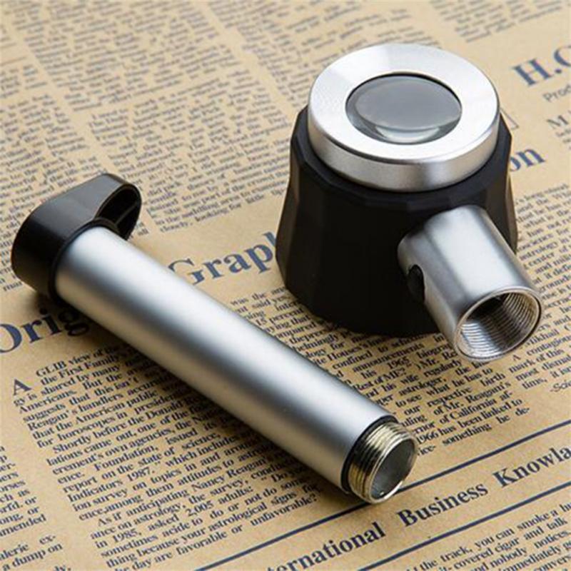 Magnifier 45X Dermatoscope Handle Smooth Clear Vision with Measure Scale 45X Type B Bigger Vision with UV Light