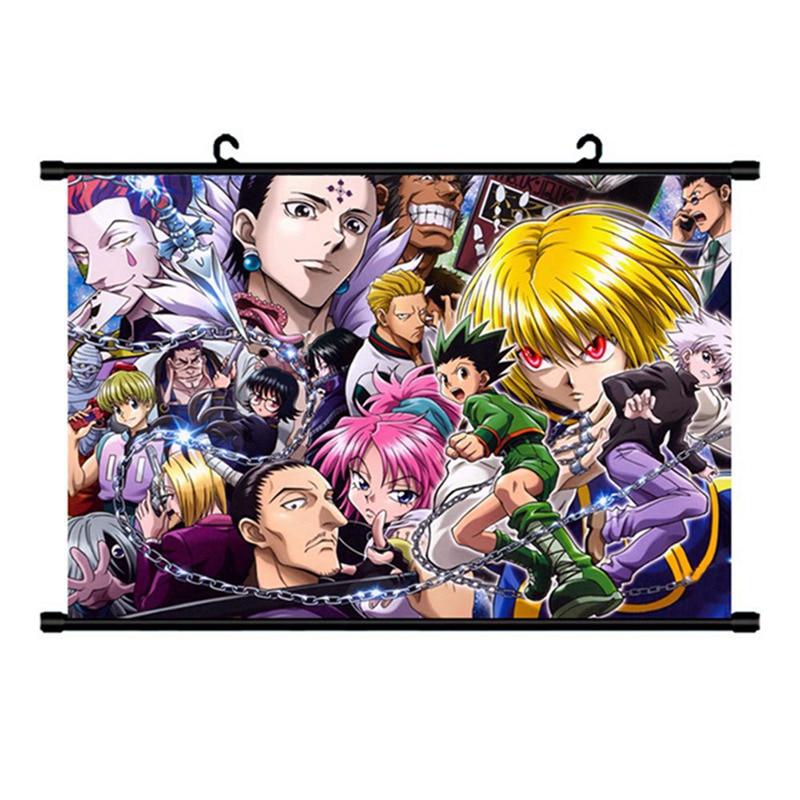 buy japanese anime hunter hunter wall scroll painting 43x35cm picture wallpaper stickers poster at affordable prices free shipping real reviews with photos joom