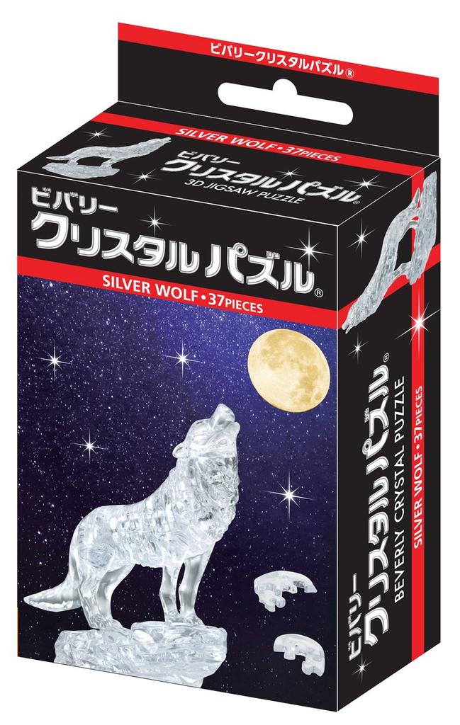 37-piece Crystal Puzzle Silver Wolf