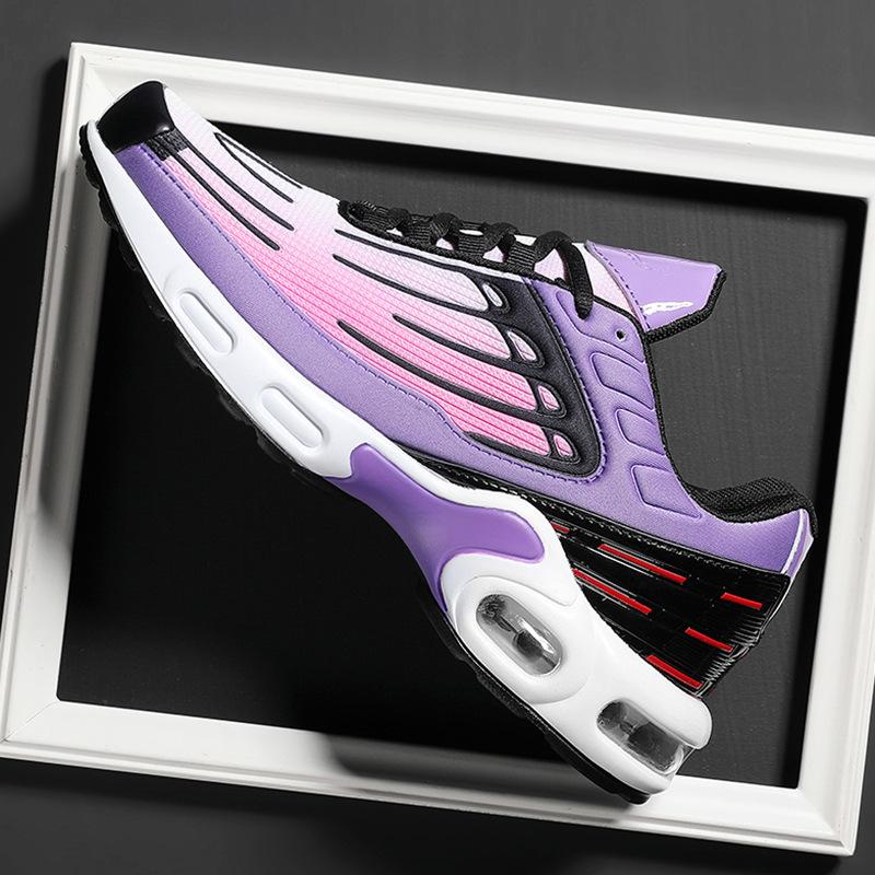 Summer men's shoes air cushion shoes men's platform shoes couple outdoor leisure sports men's shoes fly-woven running shoes