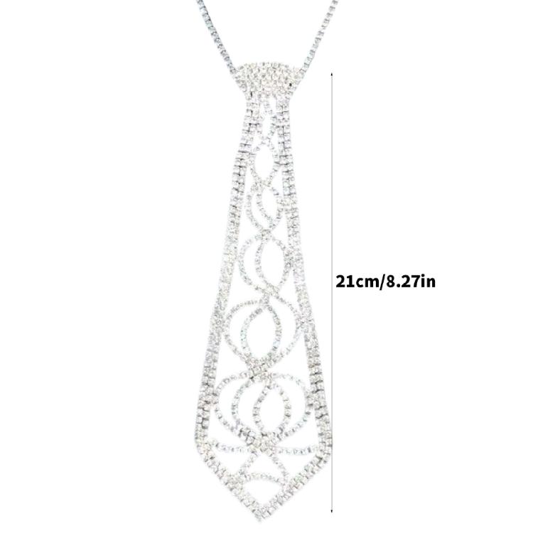 Sparkling Rhinestones Choker Necklace Crystal Jewelry Collar Neck Tie for Bridal and Bridesmaid Jewelry Neckwear Chain