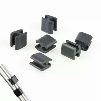 6Pcs Folding Bike Fixing And Organizing Device Nylon Opening U-shaped Shift Cable Management Clip Cycling Accessories