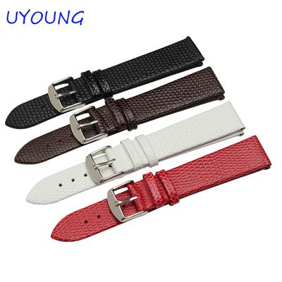 14mm16mm18mm20mm Hochwertiges Echtes Leder Uhrenarmband Eidechsenmuster Lederarmband